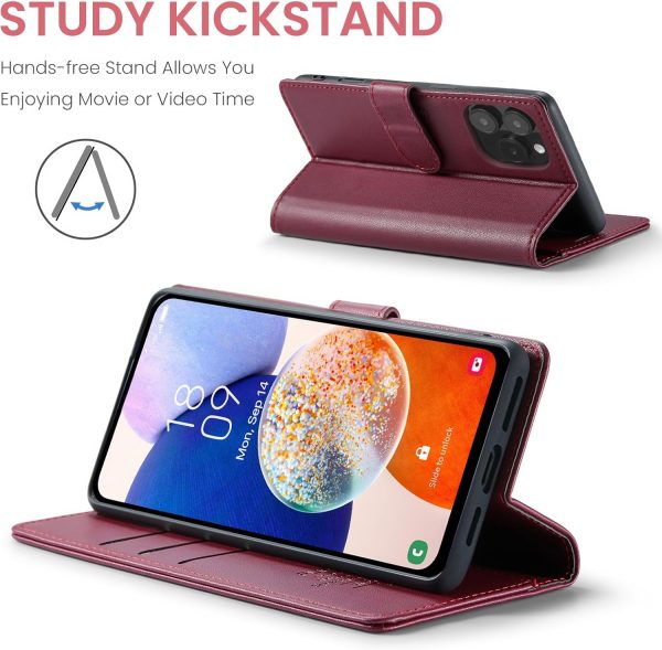 Compatible with iPhone 16 Pro 6.3" Wallet Case with RFID Blocking Credit - Image 4