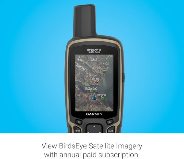 Garmin GPSMAP 65, Button-Operated Handheld with Expanded Satellite Support - Image 6