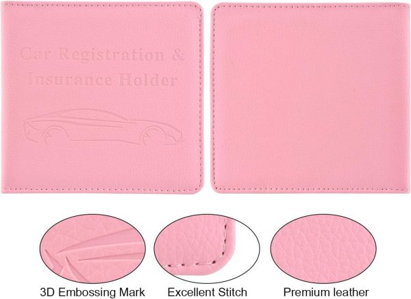 Cacturism Car Registration and Insurance Holder, Vehicle Glove Box Car - Image 3