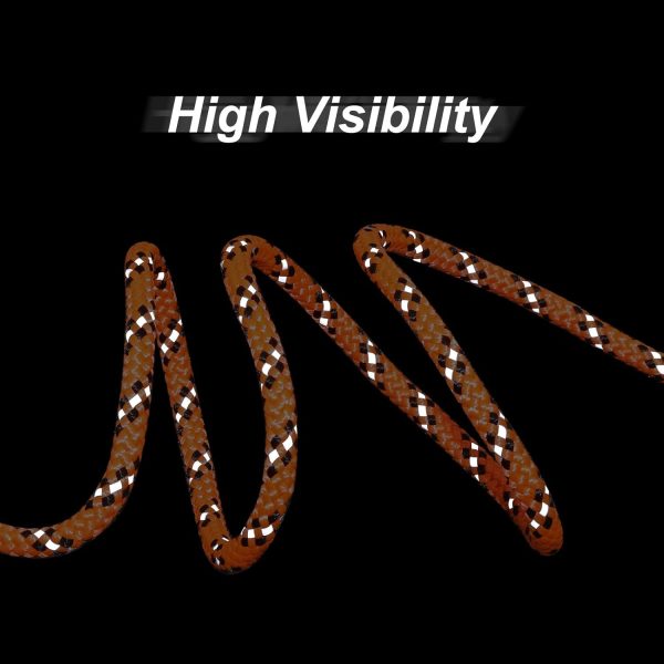 XiaZ Dog Tie Out Cable for Camping, 50ft Portable Overhead Trolley System - Image 3