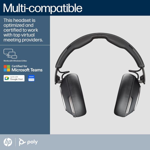 Poly Voyager Surround 80 UC Bluetooth Headset (Plantronics) – - Image 6