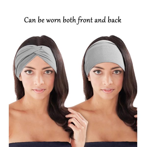 Jesries 10 PCS Women Headbands African Wide Hair Wrap Extra Turban Head - Image 4