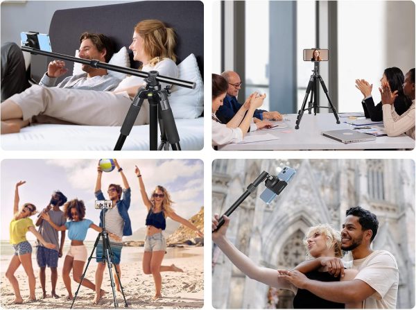 Elitehood iPhone Tripod for Overhead Video Recording [Heavy Duty & - Image 9