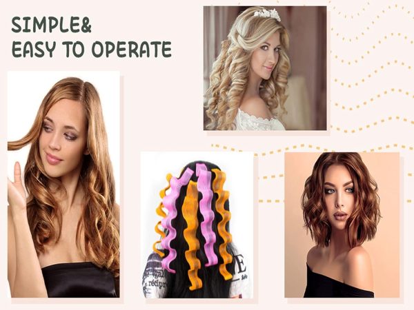 40PCS Hair Curlers Heatless Wave and Spiral Two Styles Formers(16inches) - Image 5