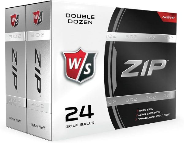 WILSON Staff Zip Golf Balls (Pack of 24) - Image 5