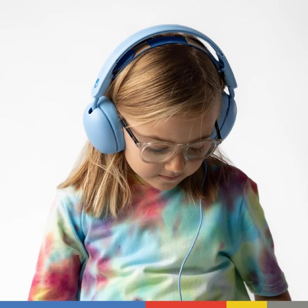 Skullcandy Grom Over-Ear Wired Headphones for Kids, Volume-Limiting, Share - Image 5