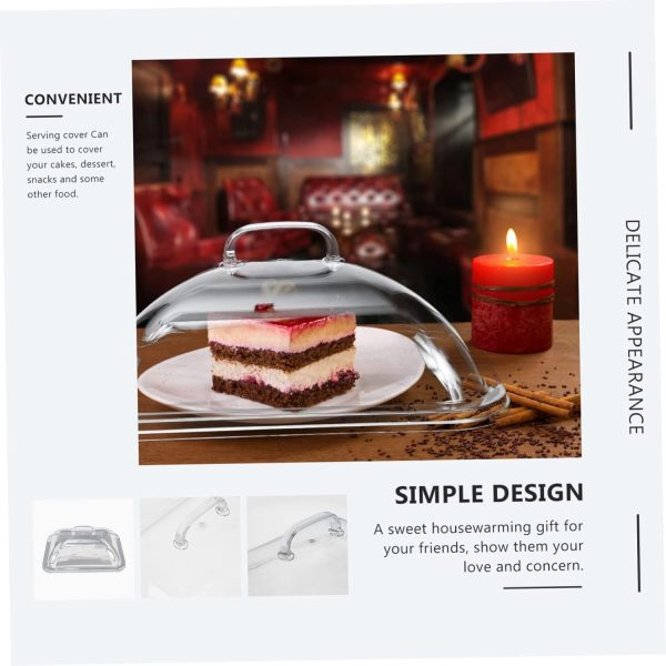 Mikinona Transparent Food Cover Cake Boxes Reusable Dish Kitchen Gadgets - Image 8