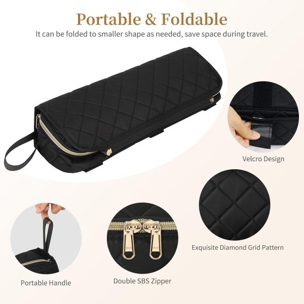 Hair Tools Travel Bag with Removable Heat Resistant Mat, 2-in-1 Design - Image 6
