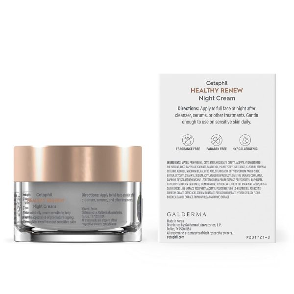 Cetaphil Healthy Renew Skin Tightening Night Cream 1.7 Oz, Wrinkle Repair - Image 8