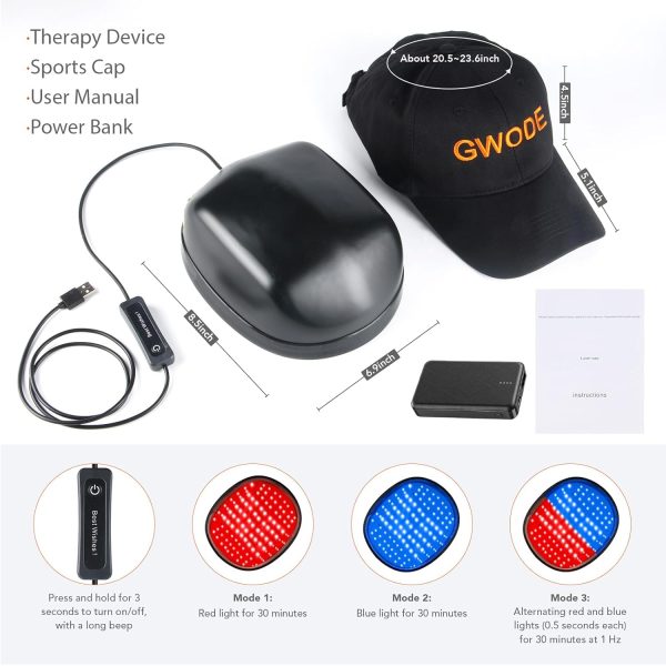 Laser Cap for Hair Regrowth,Red Light Therapy for Hair Growth,Laser Hair - Image 6
