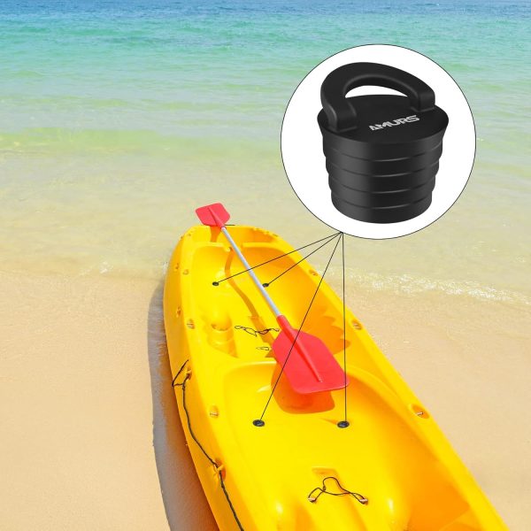 Kayak Scupper Plug Kit Scupper Plugs Drain Holes Stopper with Silicone - Image 3