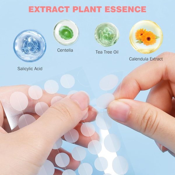 Pimple Patches for Face 360PCS, Hydrocolloid Acne Patches for Covering Zits - Image 6
