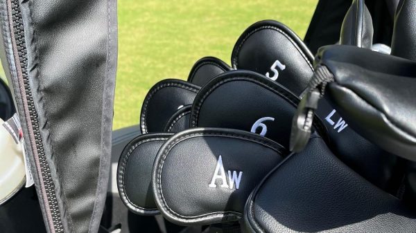 Premium Magnetic Leather Iron and Wedge Golf Club Head Covers | Set of 10 | - Image 6