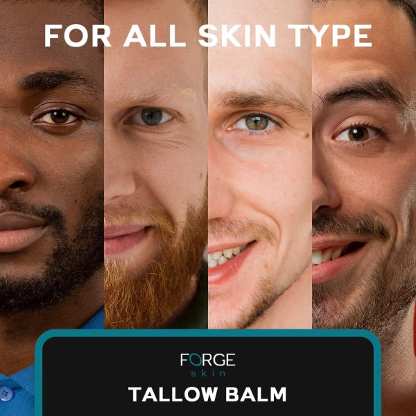 Forge Men's Wrinkle Defense Tallow Balm - 1.77 OZ | Anti-Aging Face Cream - - Image 6