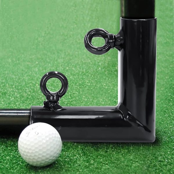 Aoneky 1 inch Golf Frame Corner Kit for 10x10x10ft Practice Golf Cage Net - Image 7