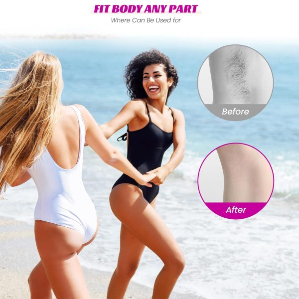 Crystal Hair Eraser for Women and Men, Reusable Crystal Hair Remover Magic - Image 4