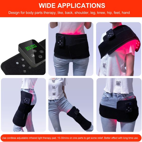 Red Light Therapy, Cordless Infrared Therapy Pad for Back Knee Leg Pain - Image 3