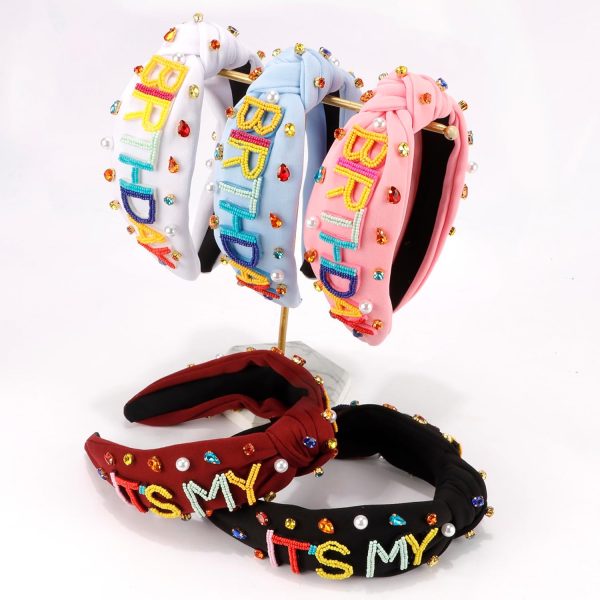 Birthday Headbands for Women Happy Birthday for Girls Its My Birthday Top - Image 7