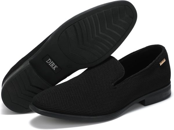Dirk Dress Shoes for Men Tuxedo Shoes Slip-On Loafer Casual Oxford Shoes - Image 6