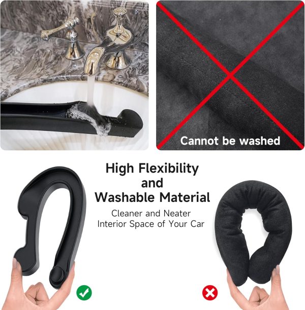 Car Seat Gap Filler Set of 2, Soft Foam Multifunctional Seat Side Gap - Image 6