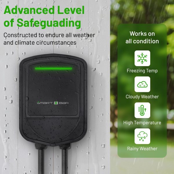 SBB Home Smart Level 2 EV Charger up to 40Amp, 240V Indoor/Outdoor Fast Car - Image 4