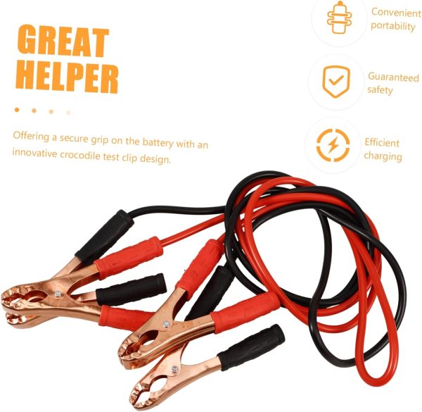 2pcs Car Hitch Portable Jumper Cables Jumper Cables Kit for Car Automotive - Image 6