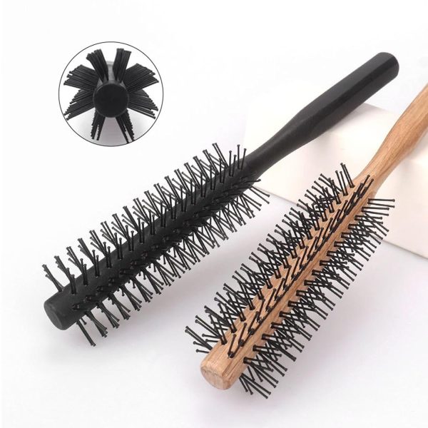 Curling Hair Comb Brush Professional Salon Blowing Round Hairdressing - Image 8
