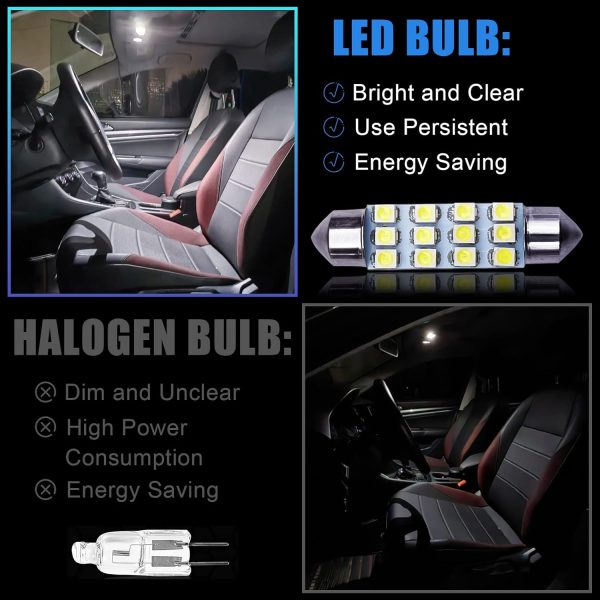 Car Led Bulb, Led Combination Set of 24 Sets, Used for Car Interior/Indoor - Image 5