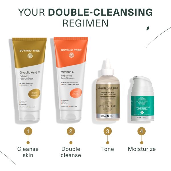 Botanic Tree Glycolic Acid Face Wash, Exfoliating Facial Cleanser and - Image 9