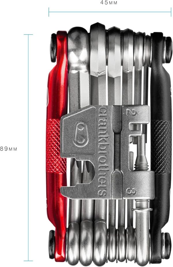 Crankbrothers Multi Tool M 19 Matte Black Red - Image 2