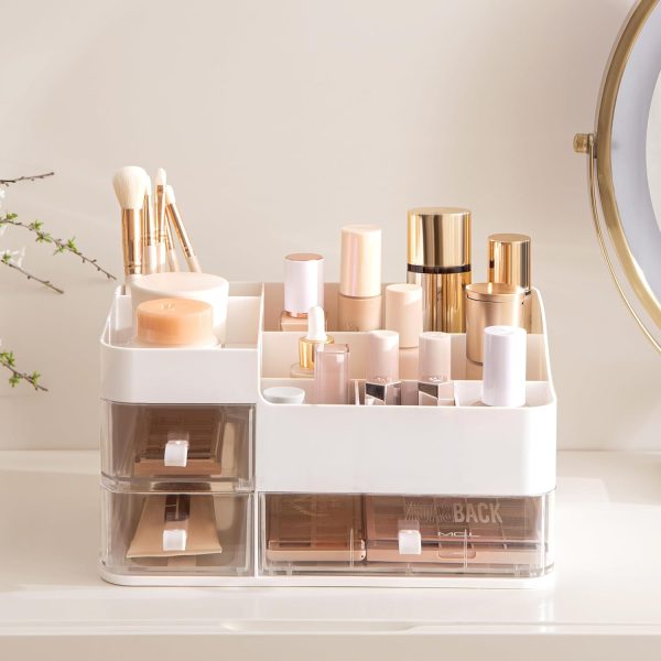HBlife Makeup Organizer for Vanity Bathroom Organizer Large Skincare - Image 5