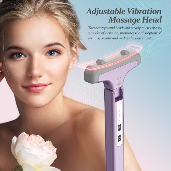 Red Light Therapy for Face, Eyes and Neck, Red Light Therapy Wand, 7 Color - Image 3