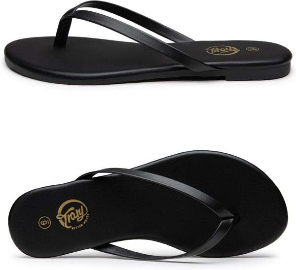 Trary Women's Sandals,Sandals for Women,Flip Flops for Women,Womens Flip - Image 2