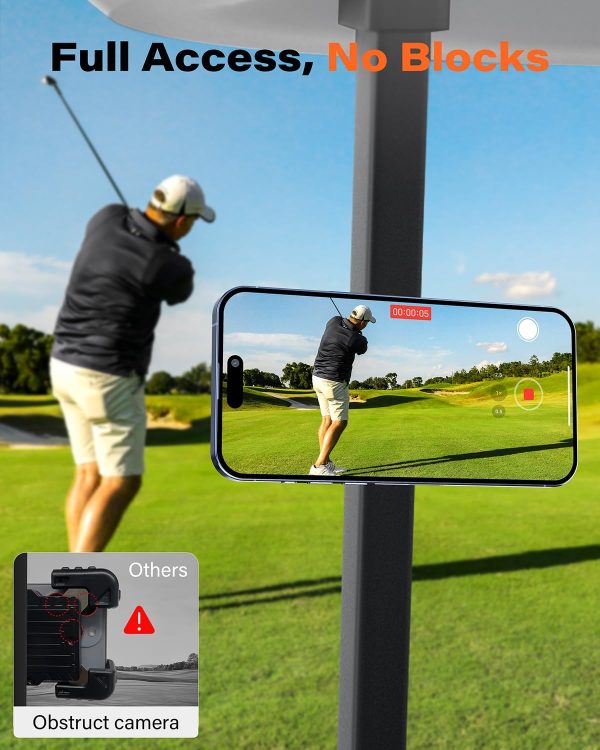 A2C Alloy Magnetic Golf Cart Phone Holder for MagSafe iPhone 16 Pro Max - Image 3