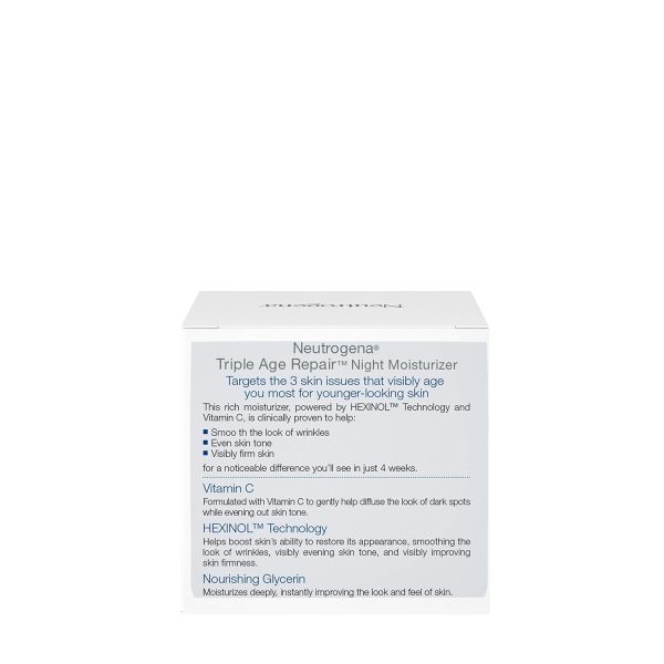 Neutrogena Triple Age Repair Anti-Aging Night Cream with Vitamin C; Fights - Image 10