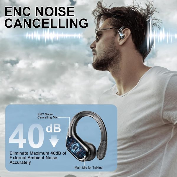 Wireless Earbuds Sport, Bluetooth 5.4 Headphones 2024 Bluetooth Earbuds - Image 5