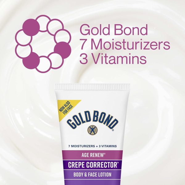 Gold Bond Age Renew Crepe Corrector Body Lotion, Replenishing & Smoothing - Image 3