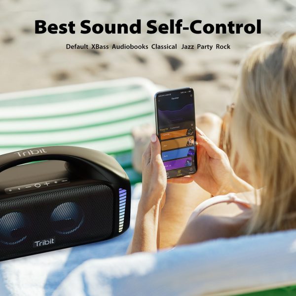 Tribit StormBox Blast Portable Speaker: 90W Loud Stereo Sound with XBass, - Image 7