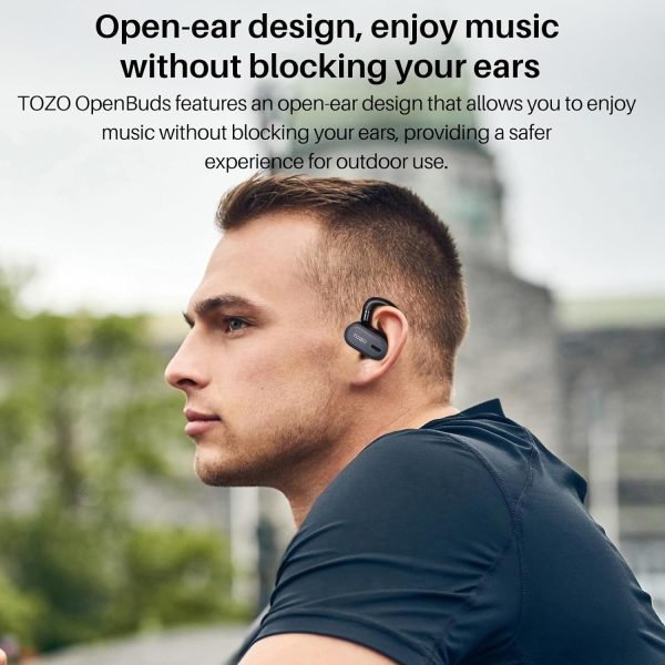 TOZO O2 True Open Ear Wireless Headphones Lightweight with Multi-Angle - Image 4
