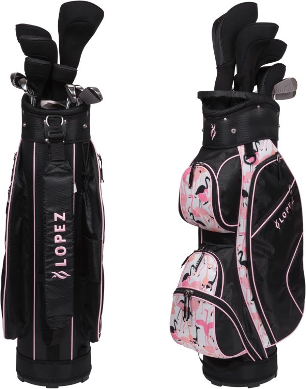 Nancy Lopez Golf - Ashley 18PC Complete Golf Clubs, Cart Bag Package Set - Image 2