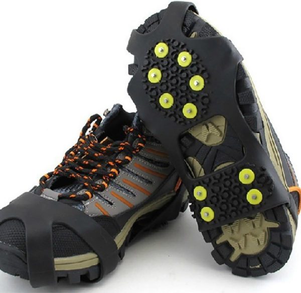 2Pcs Non-Slip Shoe Cover,Ice Snow Grippers,Over Shoe Boot Traction Cleat - Image 3