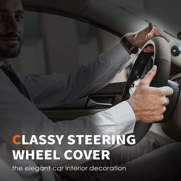 HOTOR Car Steering Wheel Cover - Universal Car Accessory for Diverse Cars, - Image 7