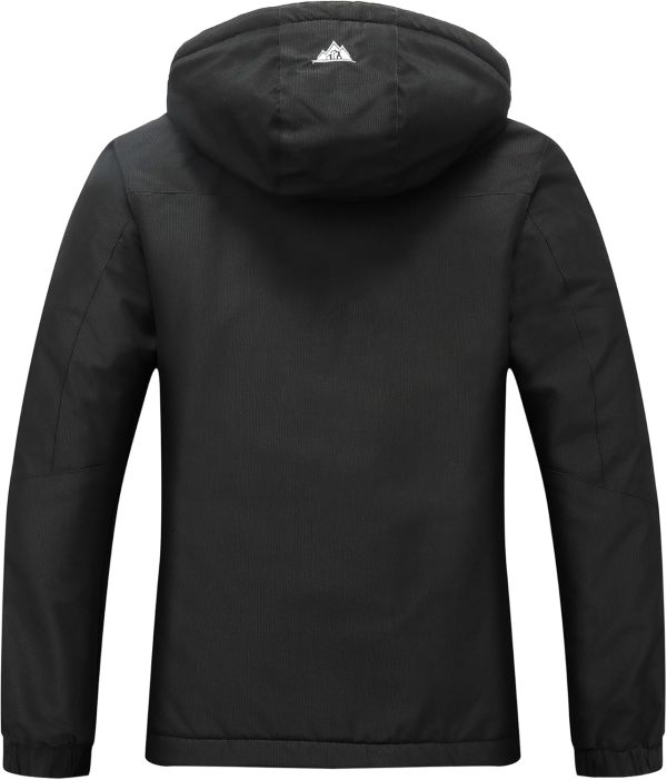 MOERDENG Women's Ski Jacket Waterproof Winter Coat Hooded Snowboarding - Image 2