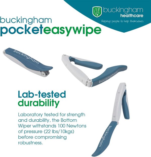 Buckingham Pocket Easywipe Bottom Wiper, Disability Aids for The Home, - Image 6