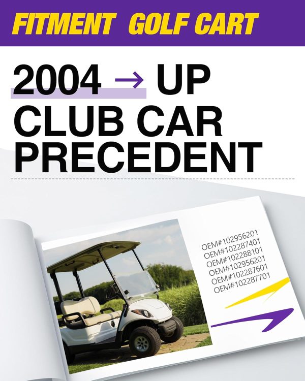 Club Car Precedent Front Bushing Kit With Screws, Golf Cart Front Lower - Image 4