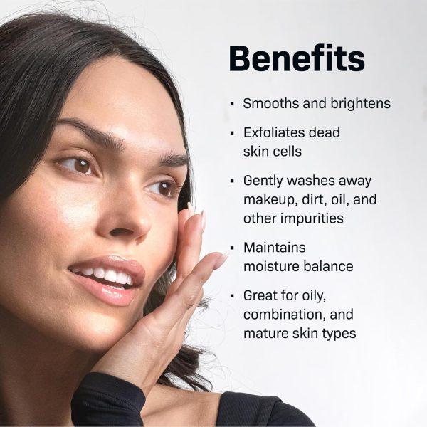 Revision Skincare Brightening Facial Wash, Exfoliating Face Cleanser with - Image 3