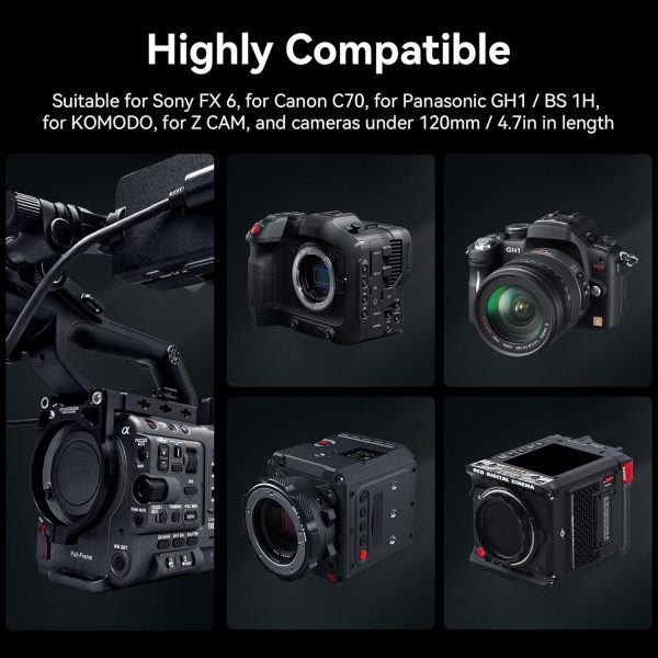 SmallRig V-Mount Battery Plate for Sony FX6, for Canon C70, V Mount Battery - Image 8