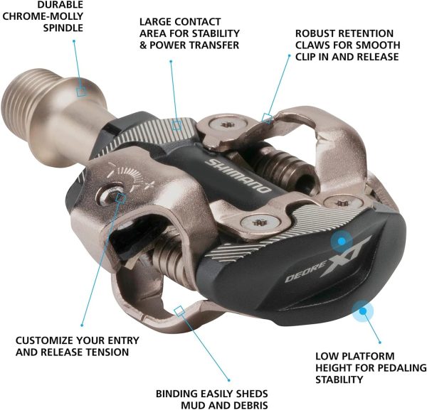 SHIMANO PD-M8100 Cross Country Race SPD Bike Pedal - Image 2
