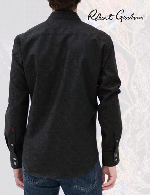 Robert Graham Men’s Windsor Long-Sleeve Shirt, Button-Up Shirt for Men - Image 4