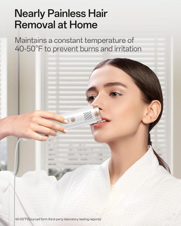 Laser Hair Removal, 40°F Sapphire Ice Cooling IPL Hair Removal Device for - Image 4